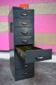 Registraturschrank Aktenschrank Archivschrank Karteischrank Metall 30 Er Jahre Antike Originale vor 1945 Bild 4
