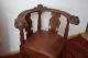 Antiker Eckstuhl Mit Löwenkopfschnitzereien Stühle Bild 6