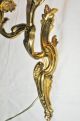 Große Barock Wandlampe Leuchter Applike Gold Messing Antik & Guß `1930 Antike Originale vor 1945 Bild 11