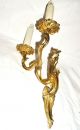 Große Barock Wandlampe Leuchter Applike Gold Messing Antik & Guß `1930 Antike Originale vor 1945 Bild 4