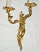 Große Barock Wandlampe Leuchter Applike Gold Messing Antik & Guß `1930 Antike Originale vor 1945 Bild 8