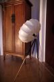 Cocoon Tripod Steh Lampe Mid Century Design Moon Loft Stativ Antik 60 Geschenk Gefertigt nach 1945 Bild 2