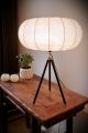 Cocoon Tripod Steh Lampe Mid Century Design Moon Loft Stativ Antik 60 Geschenk Gefertigt nach 1945 Bild 4