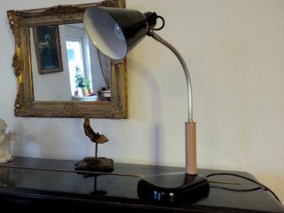 Schreibtischlampe Tischlampe Büro Lampe Loft Leuchte Art Deco Bauhaus 30er/40er Bild