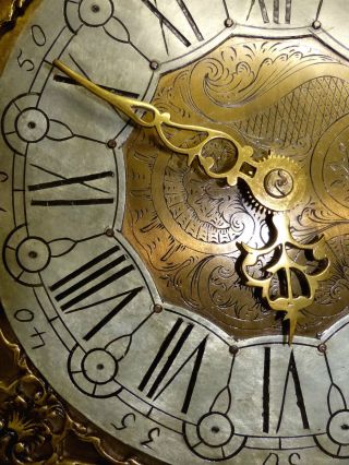 Top Barock Standuhr Antik Wien 1780 Longcase Clock Pendule Uhrwerk Pendeluhr Uhr Bild