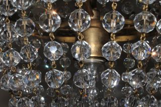 25 X Murano Facette Kristallperlen Kristallprismen Lüster Kronleuchter 20 Mm Bild