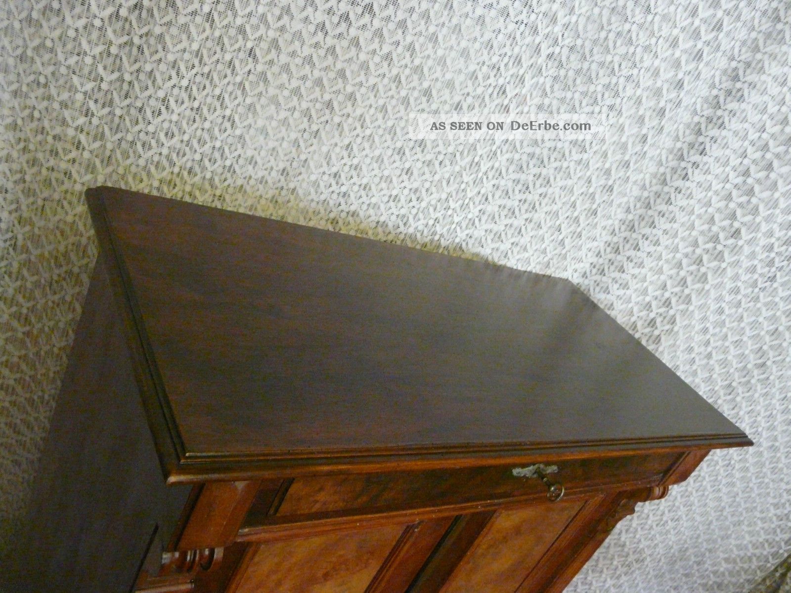 Vertiko, Gründerzeit, Nußbaum L Art Deco Jugendstil Bauhaus