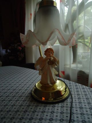 Tischlampe Mit Engel Bild