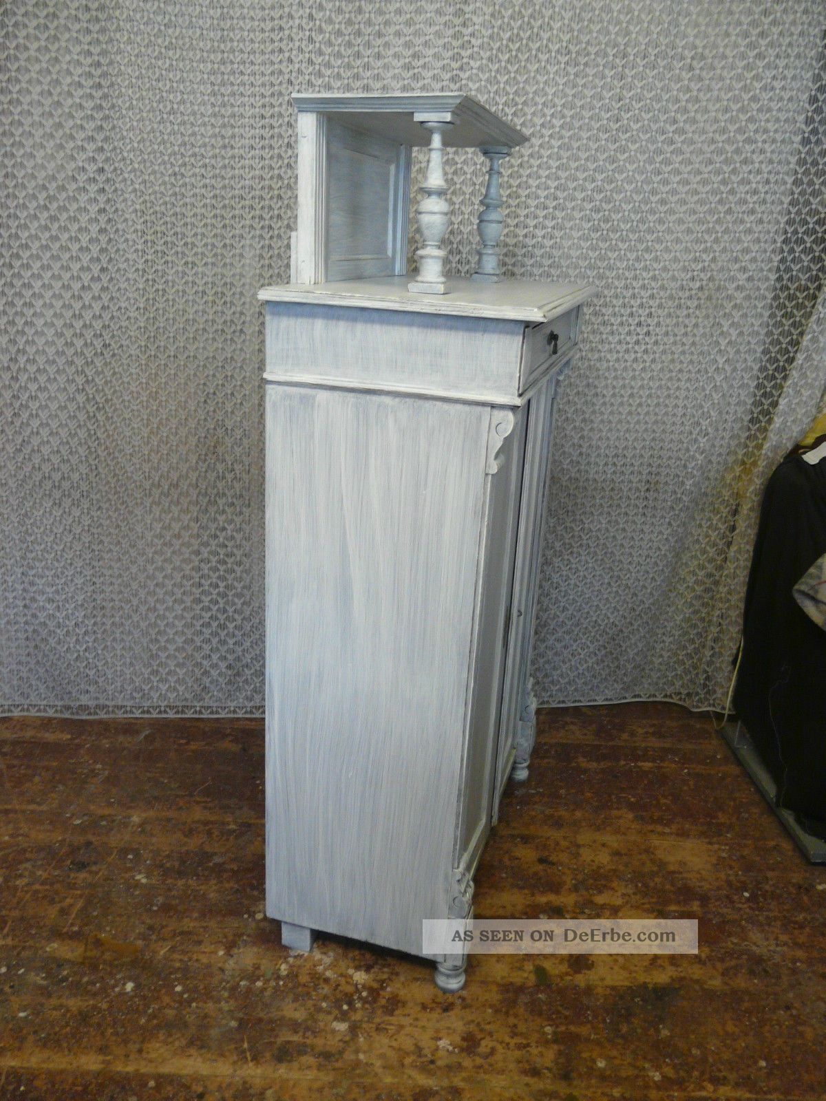 Vertiko Grunderzeit Weiss Jugendstil Art Deco Schrank Bauhaus