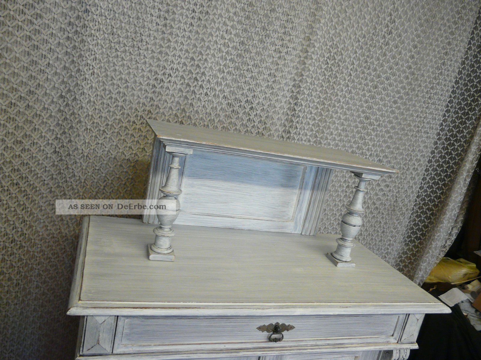 Vertiko Grunderzeit Weiss Jugendstil Art Deco Schrank Bauhaus