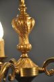 Antiker Kleiner Kronleuchter,  Lüster,  Lampe,  3 Flam. Gefertigt nach 1945 Bild 4