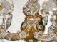 Antiker Kristall Leuchter Wand Lüster Applike Bleikristall Maria Theresia Lampe Antike Originale vor 1945 Bild 5