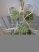 Florentiner Decken Lampe Schale Hängelampe Blumen Blätter Weiß Shabby Landhaus Gefertigt nach 1945 Bild 2