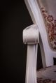 Barock Sessel / Stuhl Shabby Shic Antik Chippendale Armlehnstuhl Holz Weiss Stühle Bild 1