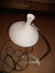 60er 70er Jahre Lampe Tischlampe Vintage Weiß Designlampe Design Mamoriert Gefertigt nach 1945 Bild 3