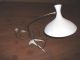 60er 70er Jahre Lampe Tischlampe Vintage Weiß Designlampe Design Mamoriert Gefertigt nach 1945 Bild 8