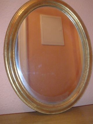 Wandspiegel Spiegel Oval Ovaler Rahmen Bild