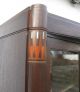 Jugendstil Vitrine,  Ca 1905 Eiche Mit Perlmutt - Und Holz Intarsien Antike Originale vor 1945 Bild 3