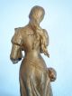 Antike Französische Kaminuhr Mit Figur - Tischuhr - Pendule Mit Statue Antike Originale vor 1950 Bild 1