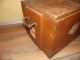 Alte Antike Frachtkiste Truhe Holztruhe Kiste Holzkiste Koffer Couchtisch Truhen Bild 2