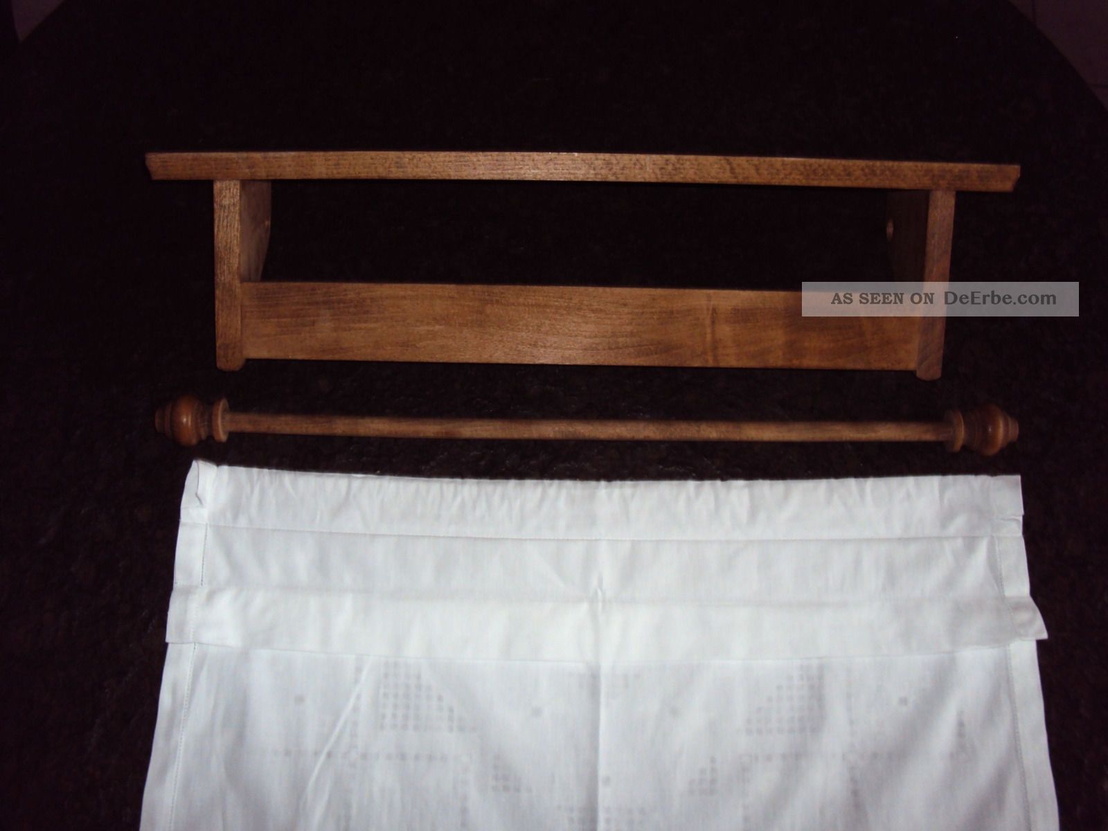 Geschirrtuchhalter holz handtuchhalter regal ziertuchstange ... Handtuchständer holz