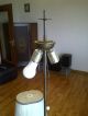 2 Schöne,  Dekorative Stehlampen,  Lampen,  Lampenschirm,  Messing,  Lampenständer Gefertigt nach 1945 Bild 5