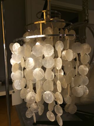 Lampe Leuchte Muschellampe Im Stil Von Verner Pantone Verpan - Style 70cm Bild