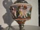 Hässliche Imposant Alte Tischlampe Mit Nackten Engeln Italien,  Wohl Capodimonte Nach Form & Funktion Bild 2