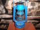 Sturmlampe - Feuerhand 275 Baby - Nier Sturmkappe - Petroleumlampe Blau Gefertigt nach 1945 Bild 5