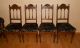 Gründerzeit - Esszimmer Um 1890 - Sofa,  4 Stühle,  Ausziehbarer Tisch Kompletteinrichtungen Bild 3
