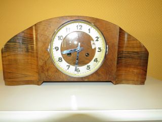Alte Uhr Aufsatzuhr Buffet - Uhr Kaminuhr Tischuhr Standuhr Antik Bild