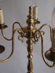 Wunderschöne,  ältere Messing - Stehlampe,  5 - Flammig Gefertigt nach 1945 Bild 2
