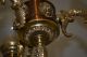 Französischer Kronleuchter Aus Bronze,  Alte Lampe,  Bronzen Leuchter Gefertigt nach 1945 Bild 5