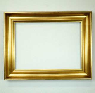 Holzrahmen Profilrahmen Gold Klassisch Glatt 57,  5 X 44,  5 Cm Für Gemälde Ohne Gl Bild