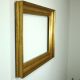 Holzrahmen Profilrahmen Gold Klassisch Glatt 57,  5 X 44,  5 Cm Für Gemälde Ohne Gl Rahmen Bild 1