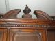 Prunkvolles Antik Gründerzeit Zimmer Schrank Sideboard Tisch Und 6 Stühle Antike Originale vor 1945 Bild 4