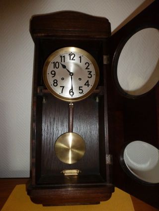 Antik Junghans B32 Regulator Uhr Wanduhr Pendel Bild