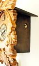Kuckucksuhr,  Mechanisch,  Uhr,  Wanduhr,  Alte Uhr,  Pendeluhr,  Gernrode Harz Ddr Gefertigt nach 1950 Bild 3
