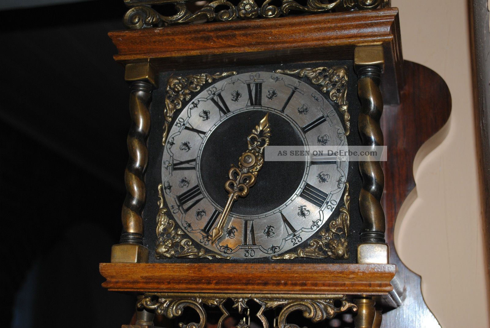 Alte Uhr Wanduhr Pendeluhr Wuba Gefertigt 1960 1970 In Holland