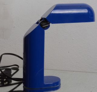 Designer Leuchte - Klapplampe - Wandlampe Schreibtischlampe - Tischlampe Blau Bild
