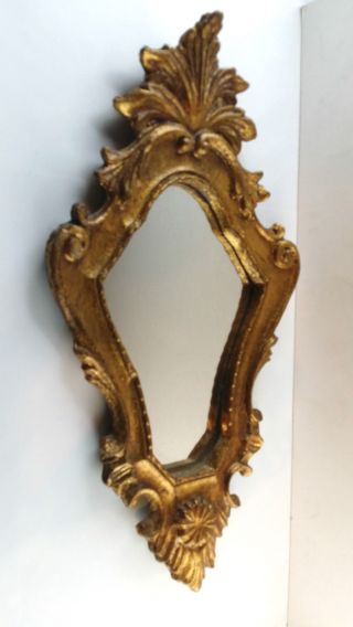 Kleiner Dekorativer Spiegel Zierspiegel Wandspiegel Gold Bild
