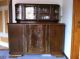 Altes Buffet Um 1930 Mit Gerundeten Glasscheiben.  Art Deco Standort Bernburg Antike Originale vor 1945 Bild 1