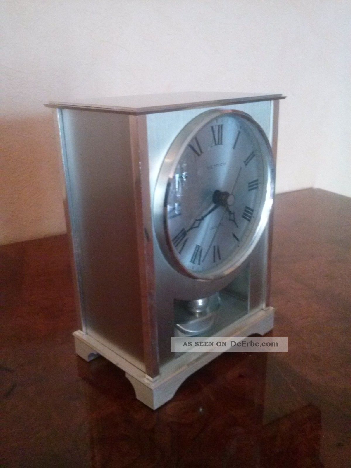 tischuhr quarzwerk hettich kaminuhr tischuhr reiseuhr edelstahl hettich w45 tischuhr quarzwerk hettich kaminuhr tischuhr reiseuhr edelstahl hettich w45