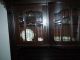 Eichen Buffet Gründerzeit Schrank Wohnzimmerschrank Deckenlampe Glaslampe Antike Originale vor 1945 Bild 1