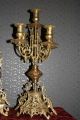 Schönen Antike Französische Penduleset - Kaminuhrset Aus Bronze Um 1890 Antike Originale vor 1950 Bild 7