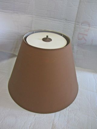 Sehr Großer Alter Lampenschirm O.  Fransen Stehlampe Tischlampe H 45 Durchm.  60 Cm Bild