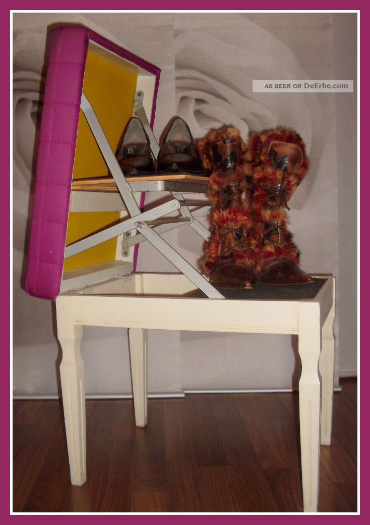 Schemel Hocker Klapphocker Staffelei Vintage Nostalgie Shabby Holz