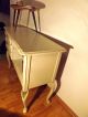 Süße Creme - Weiße Kommode Shabby Chic Chippendale Vintage Mit Goldelementen Stilmöbel nach 1945 Bild 10