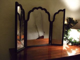 Antiker 3 - Teiliger Spiegel Schminkspiegel Kosmetikspiegel Bild