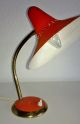 Rockabilly Kult 50er Helo Schreibtischlampe,  Hexenhut Schirm,  Messing,  Schrumpflack Gefertigt nach 1945 Bild 1